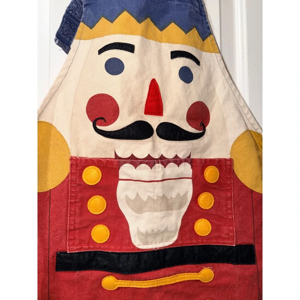 Williams Sonoma‎ Nutcracker Child Apron Kids Holiday Kitchen Cooking Baking